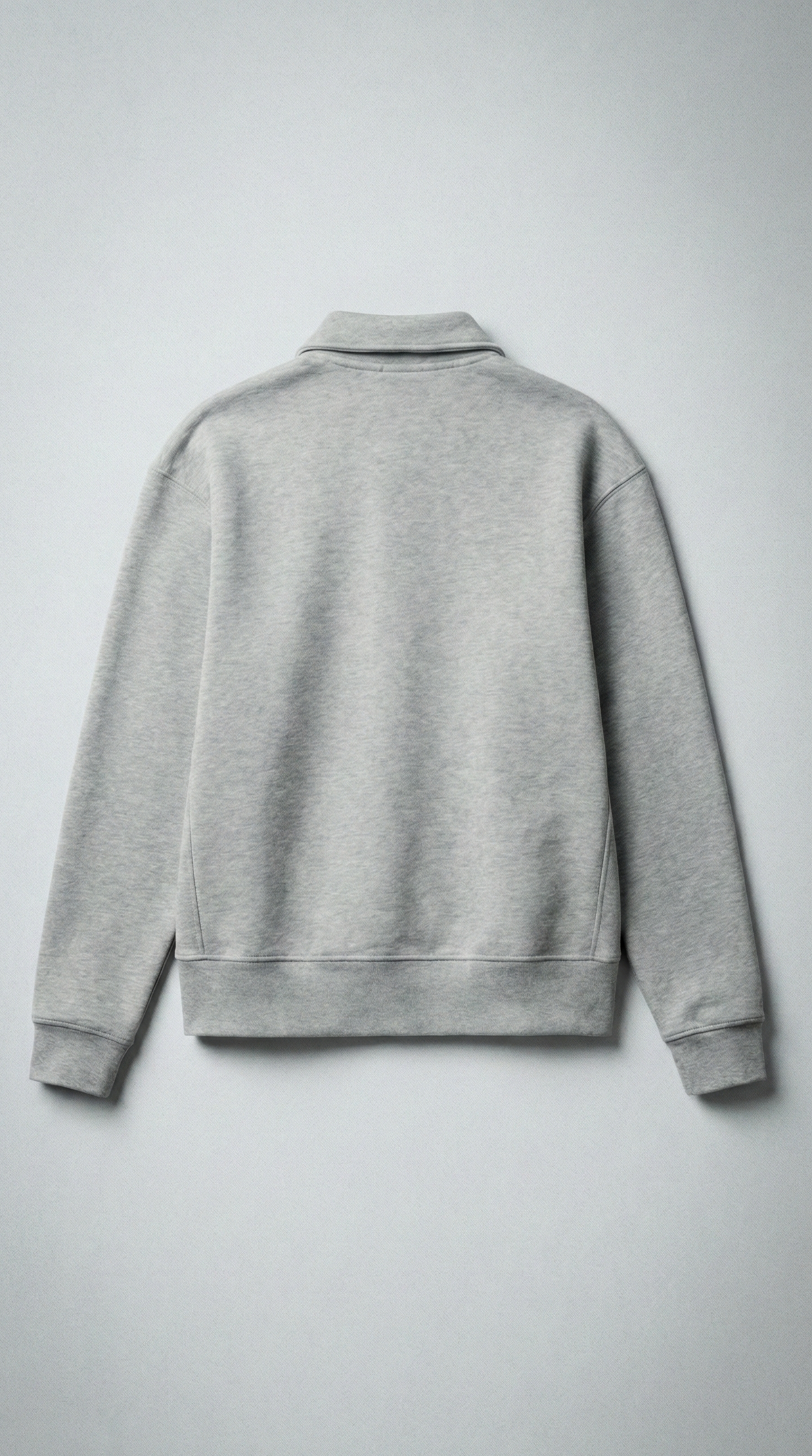 Світшот half-zip ‘REGULAR’, СІРИЙ