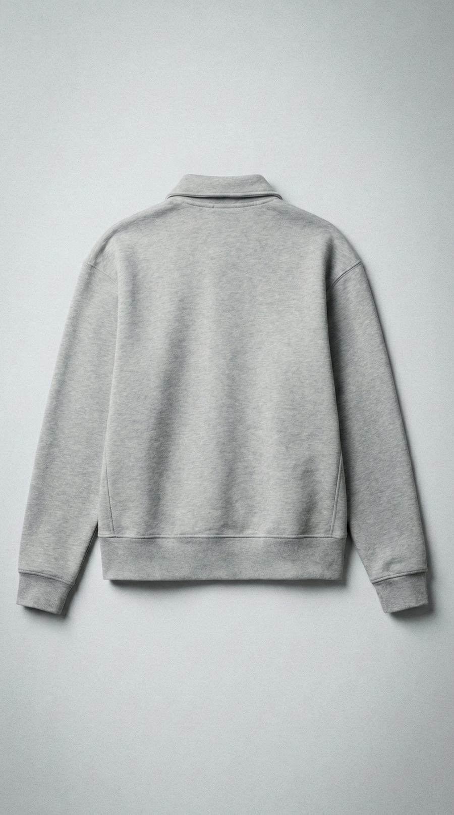 Світшот half-zip ‘REGULAR’, СІРИЙ