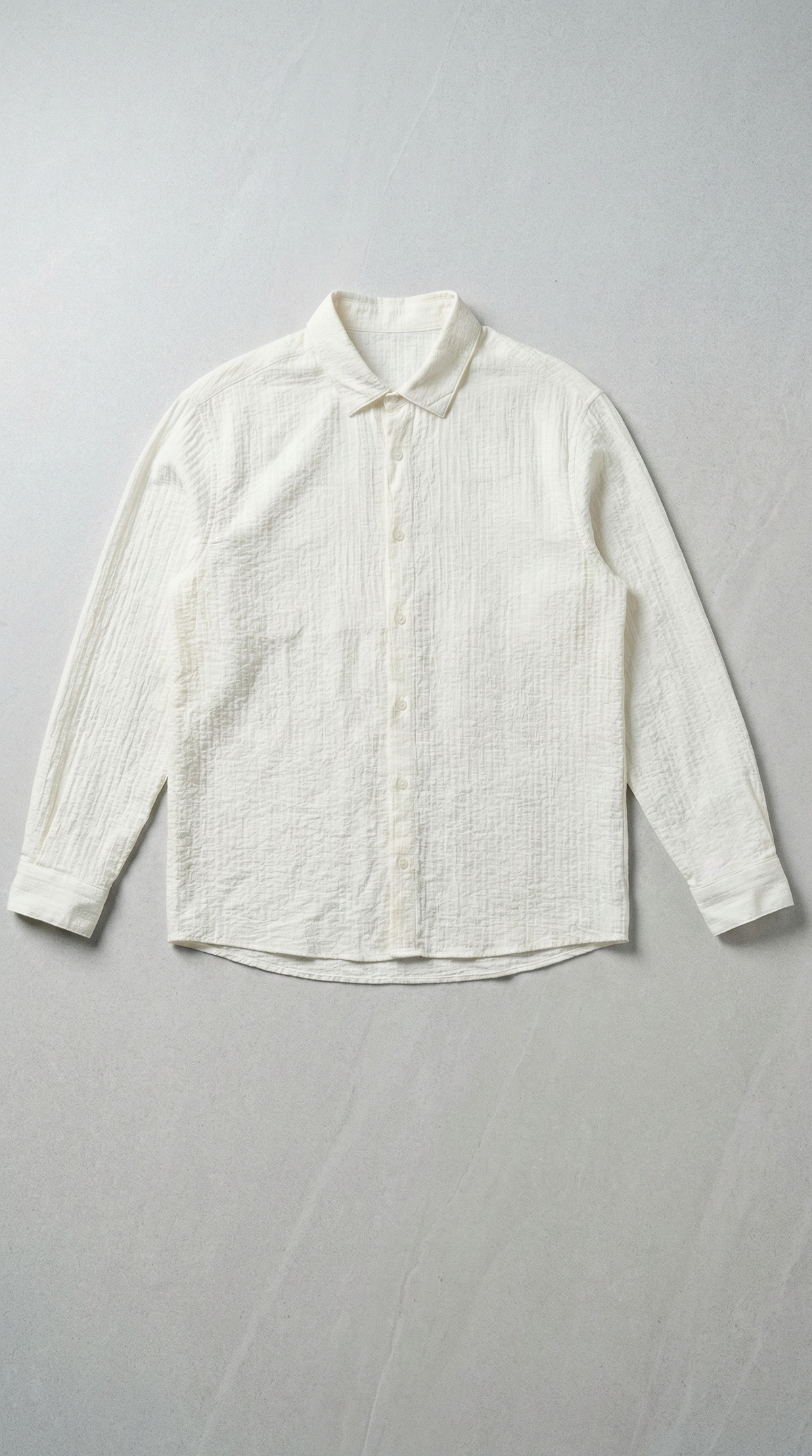 Сорочка ‘CLASSY’ з повітряної тканини, БІЛА