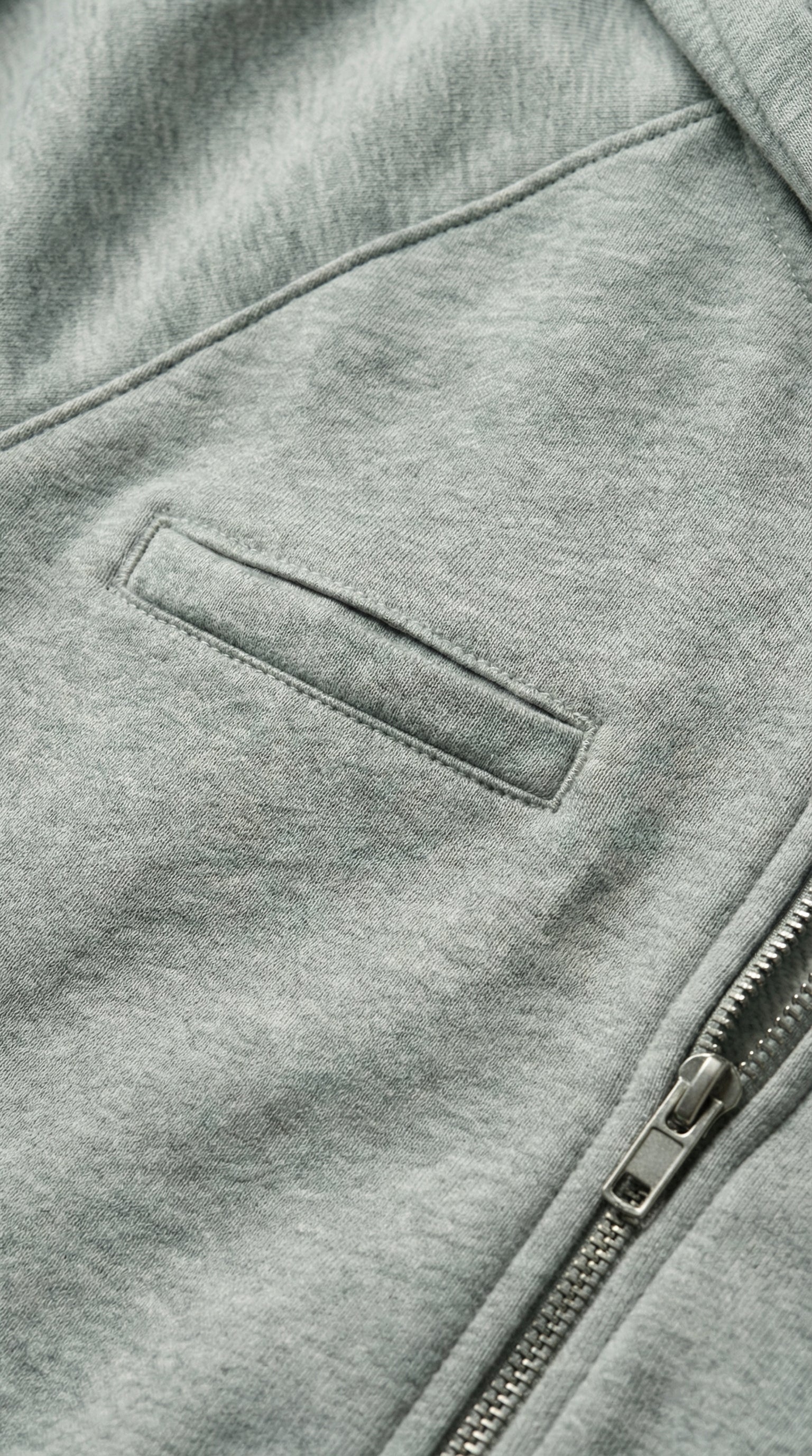 Зіп-худі ‘POCKET’ з карманом, СІРЕ