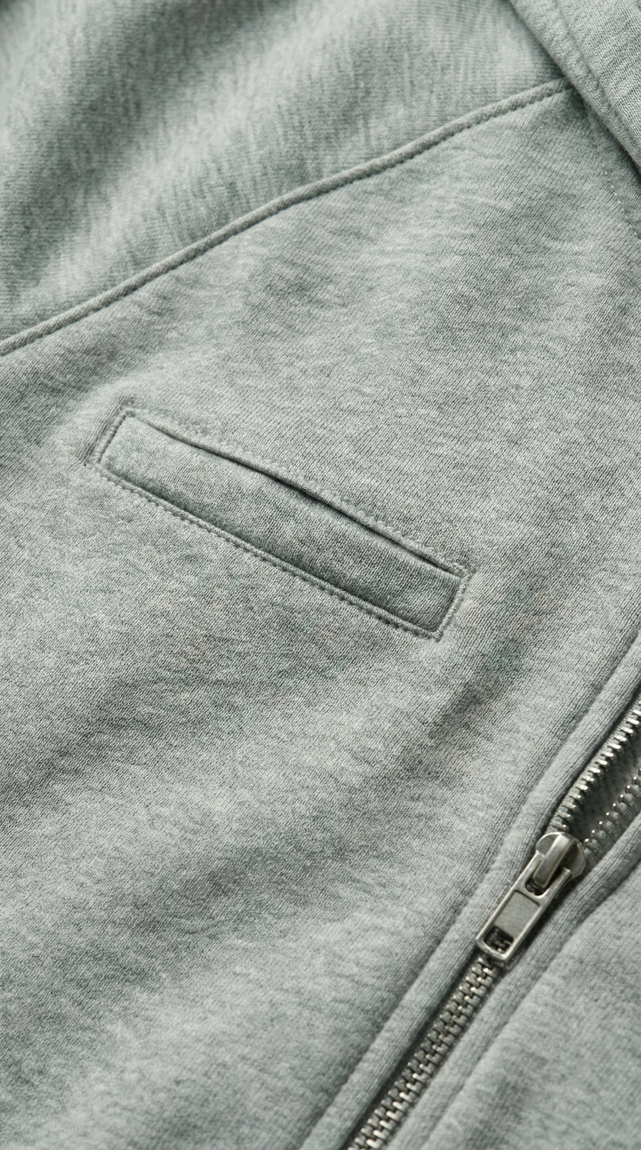 Зіп-худі ‘POCKET’ з карманом, СІРЕ