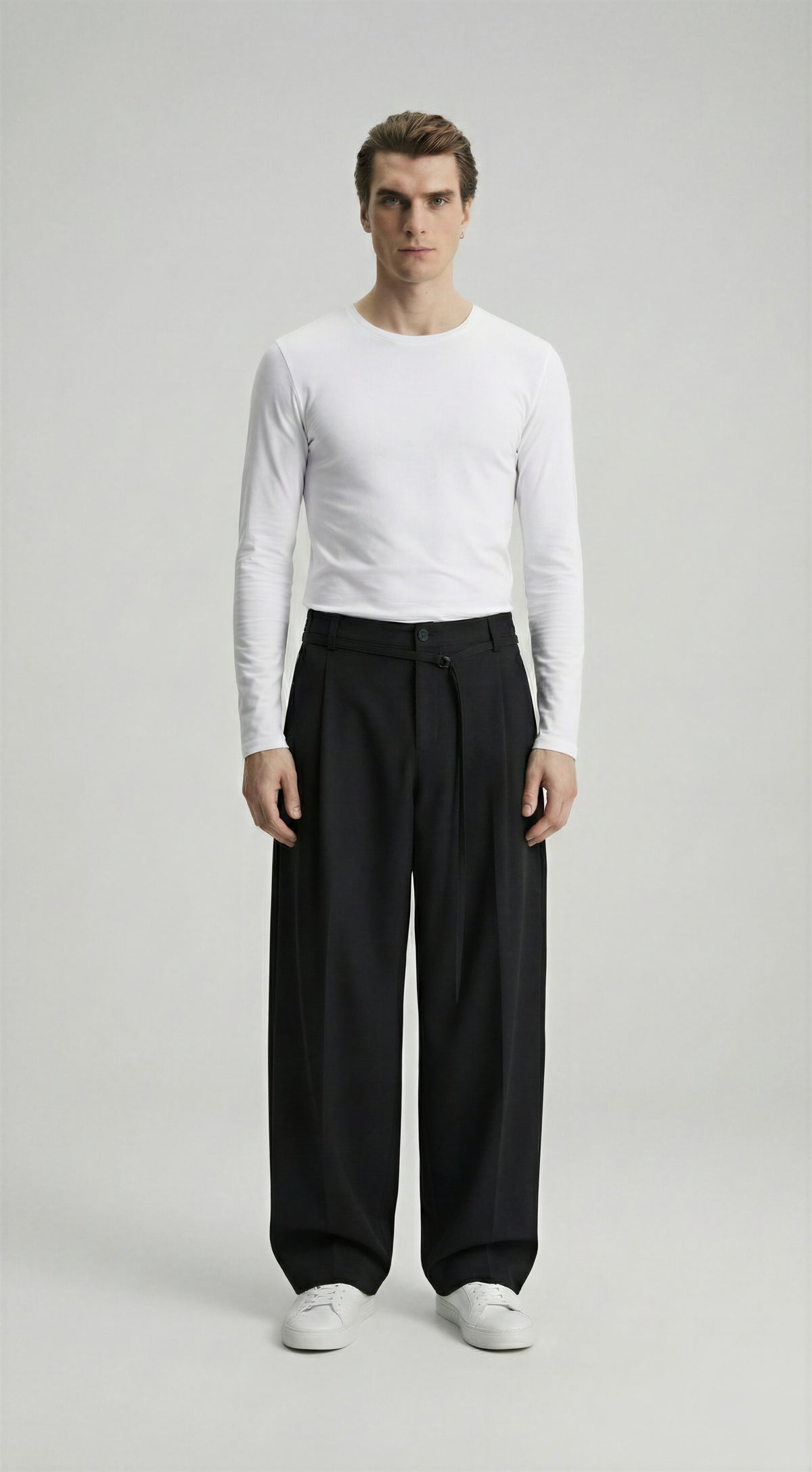 Лонгsleeve ‘SLIM’, БІЛИЙ