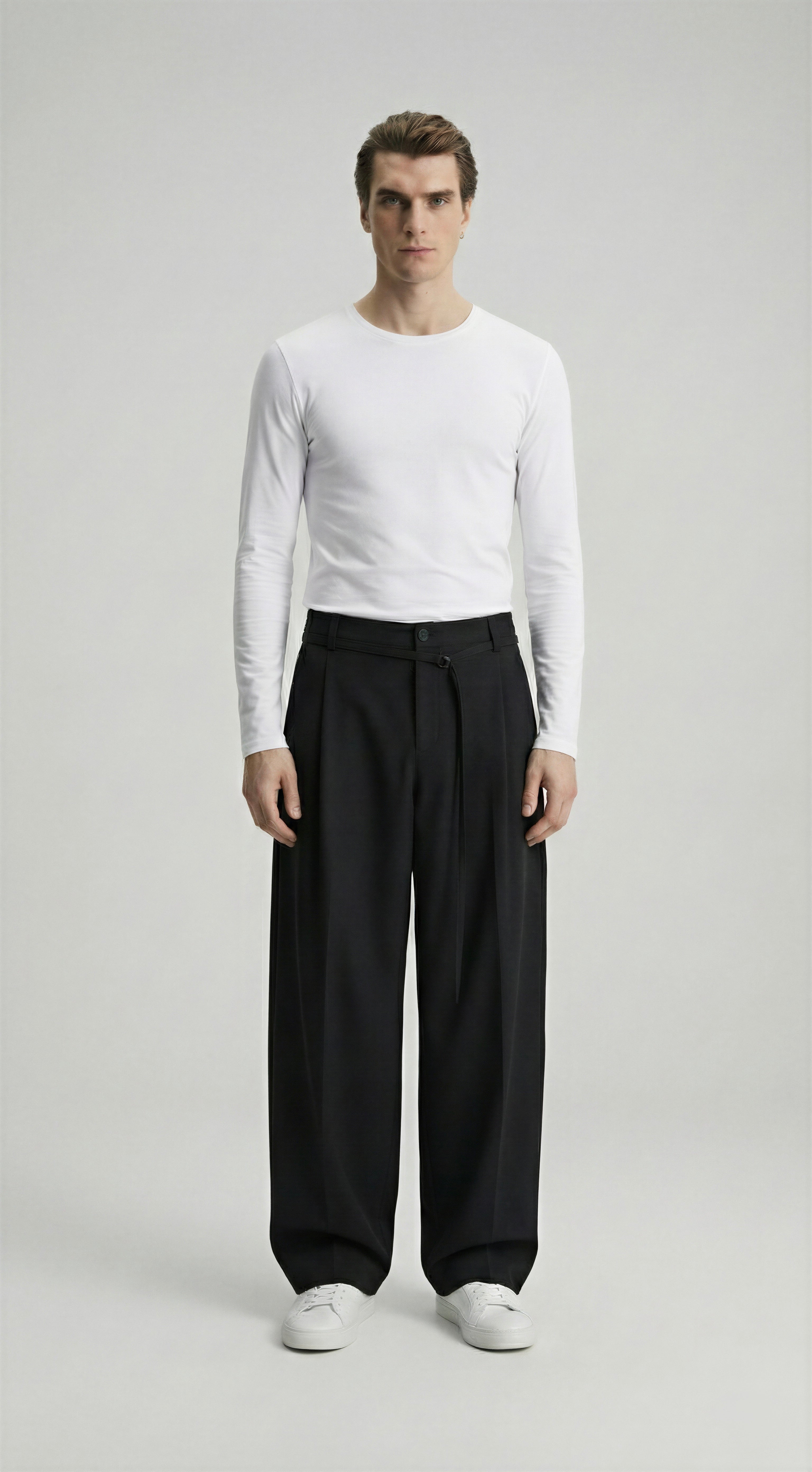 Лонгsleeve ‘SLIM’, БІЛИЙ