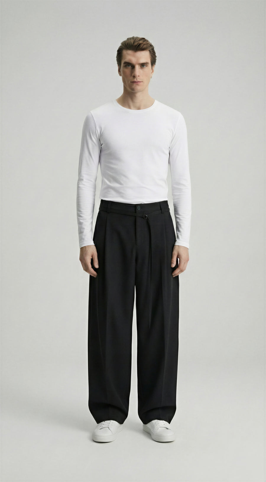 Лонгsleeve ‘SLIM’, БІЛИЙ