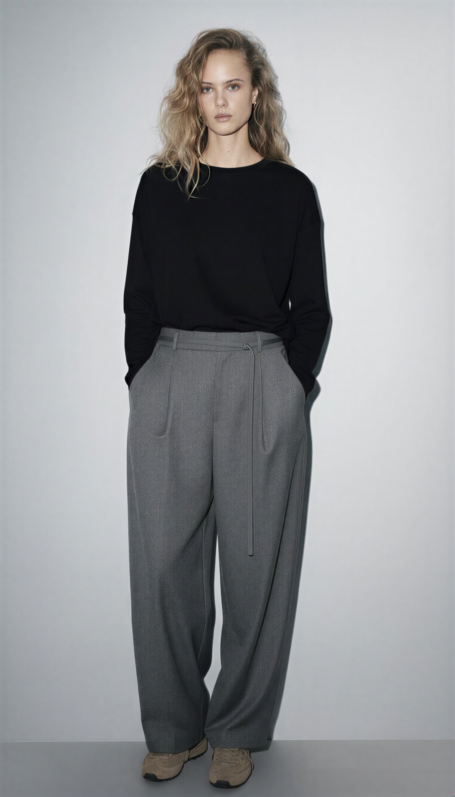 Лонгsleeve ‘SLIM’, ЧОРНИЙ