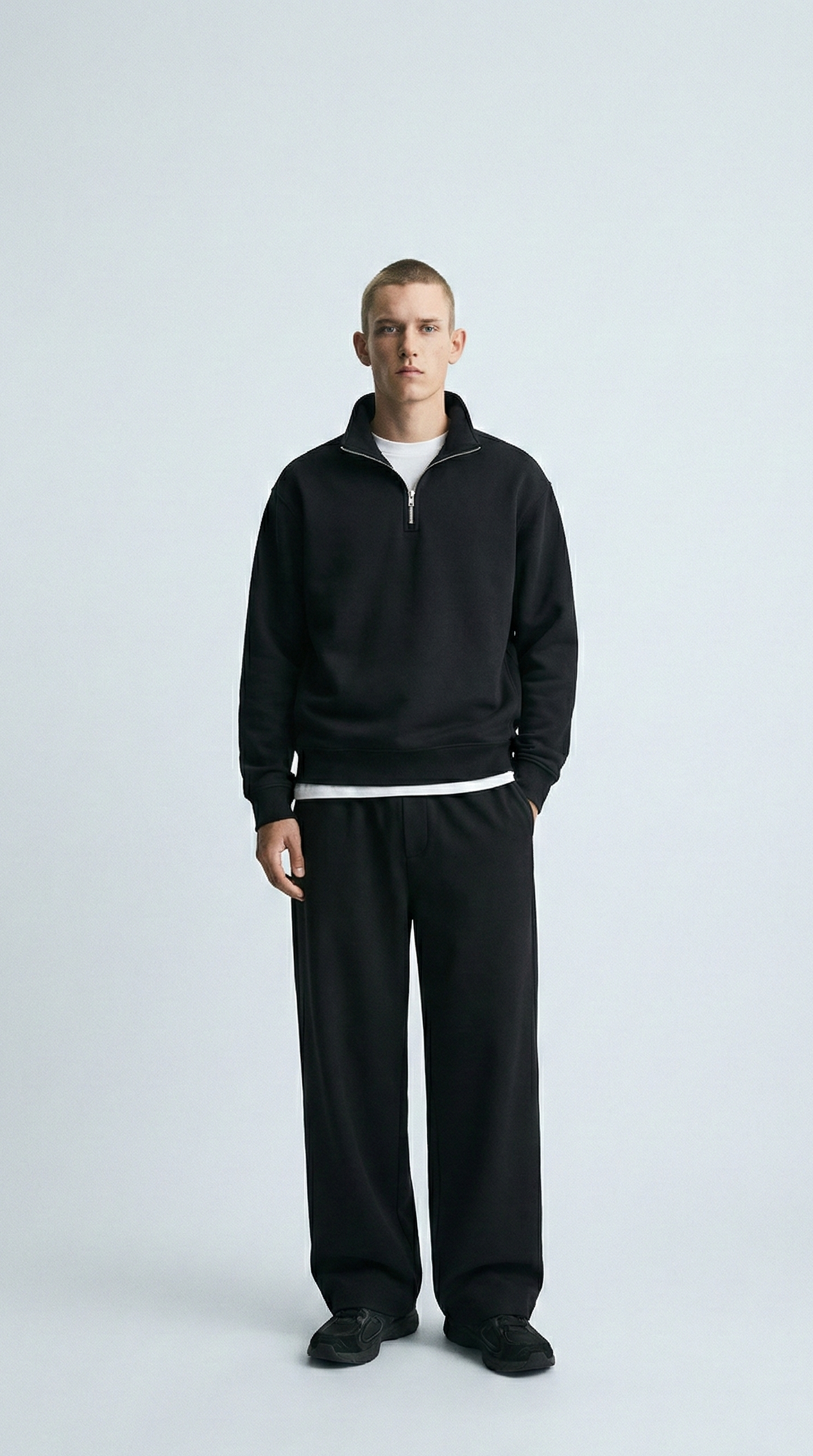 Костюмні штани ‘SPORT’ baggy, ЧОРНІ