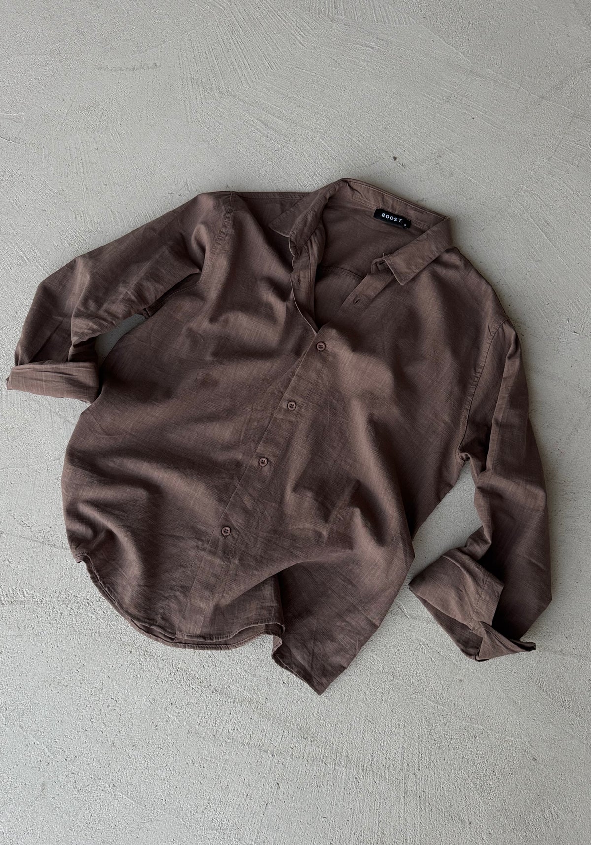 Сорочка з комплекту `COTTON`, КОРИЧНЕВА