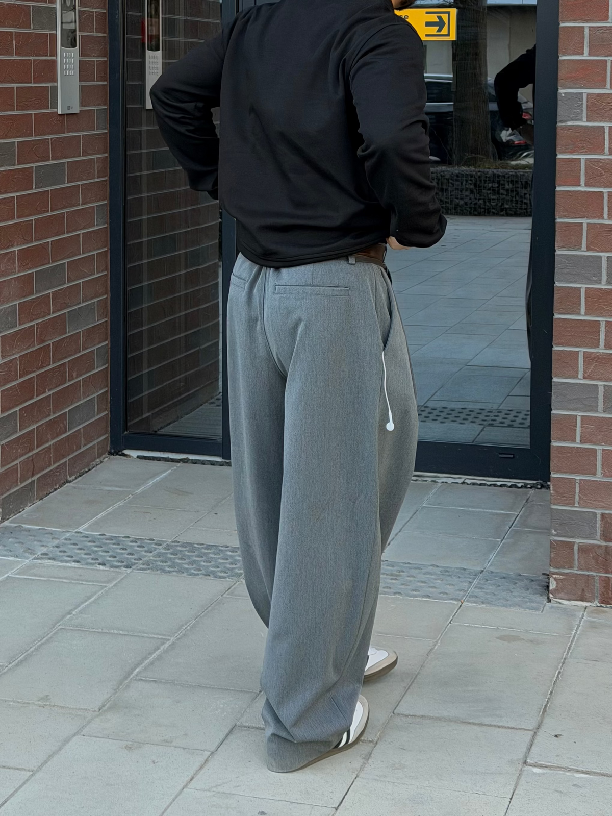 Брюки широкі ‘LACE’, СІРІ