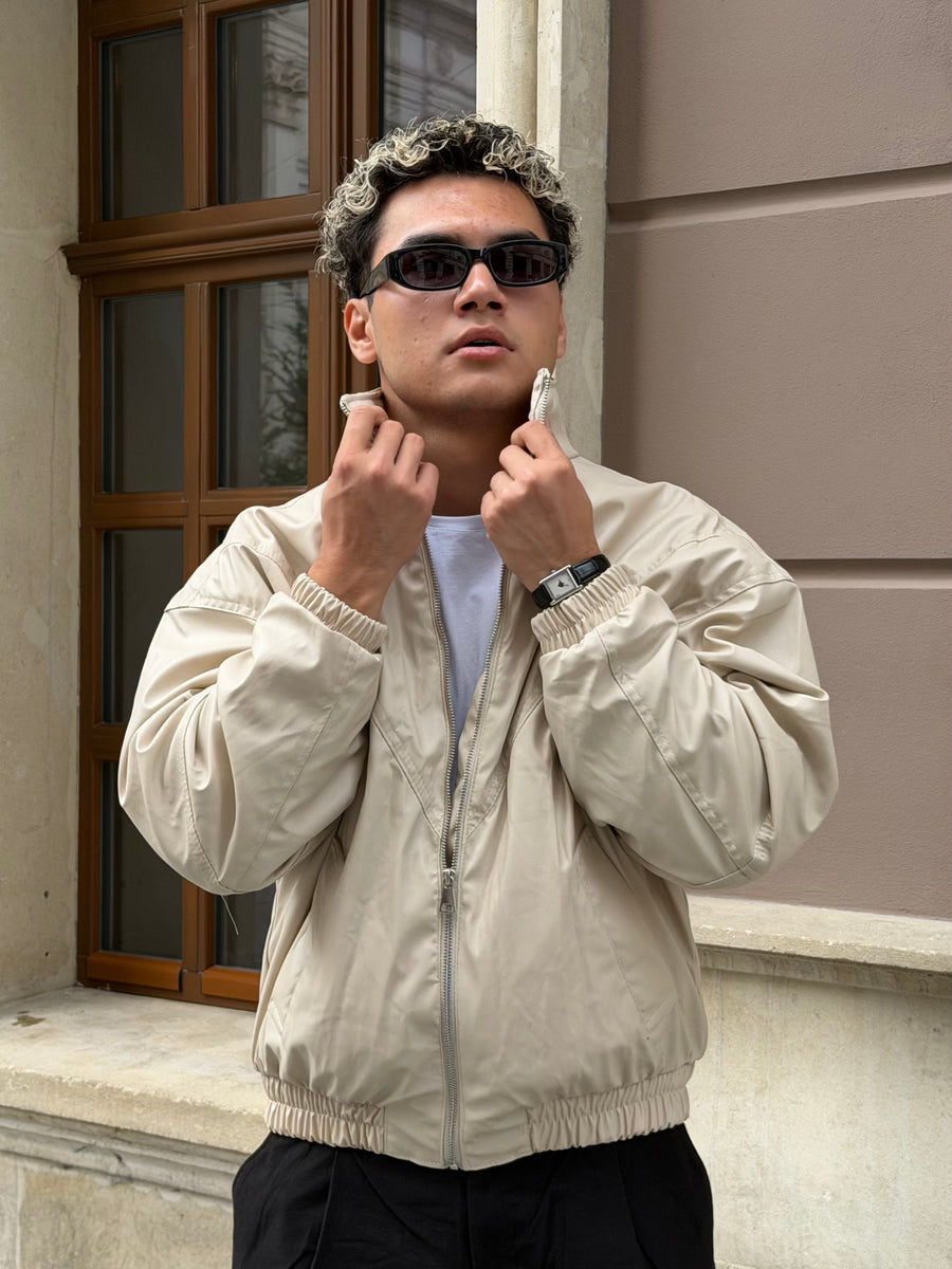 Бомбер ‘MATTE’, БЕЖЕВИЙ