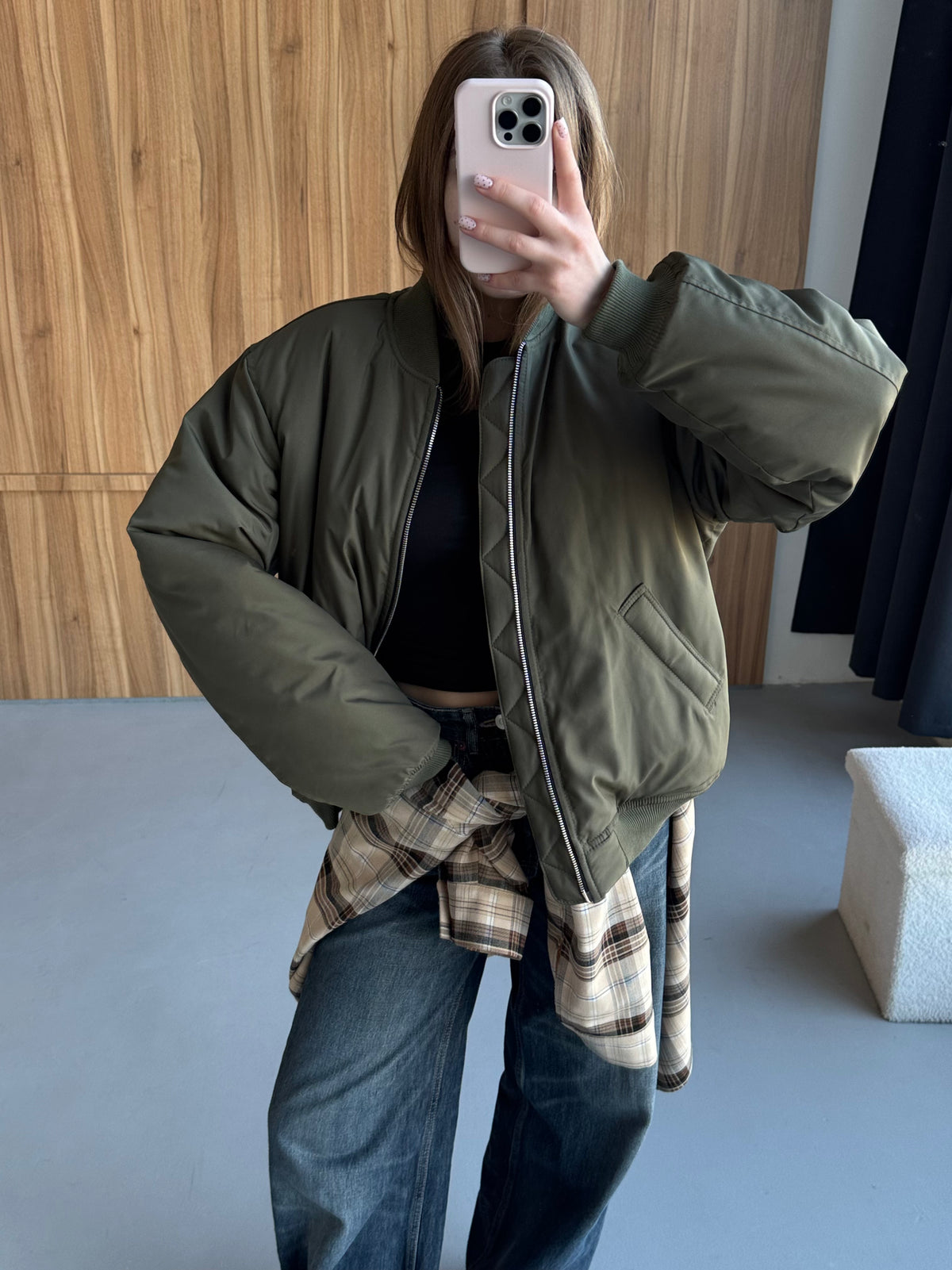 Бомбер ‘STREET’ дутий, ХАКІ