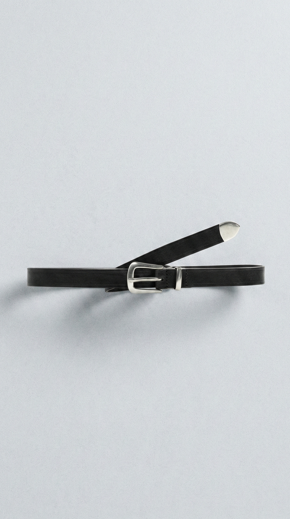 Ремінь тонкий BLACK