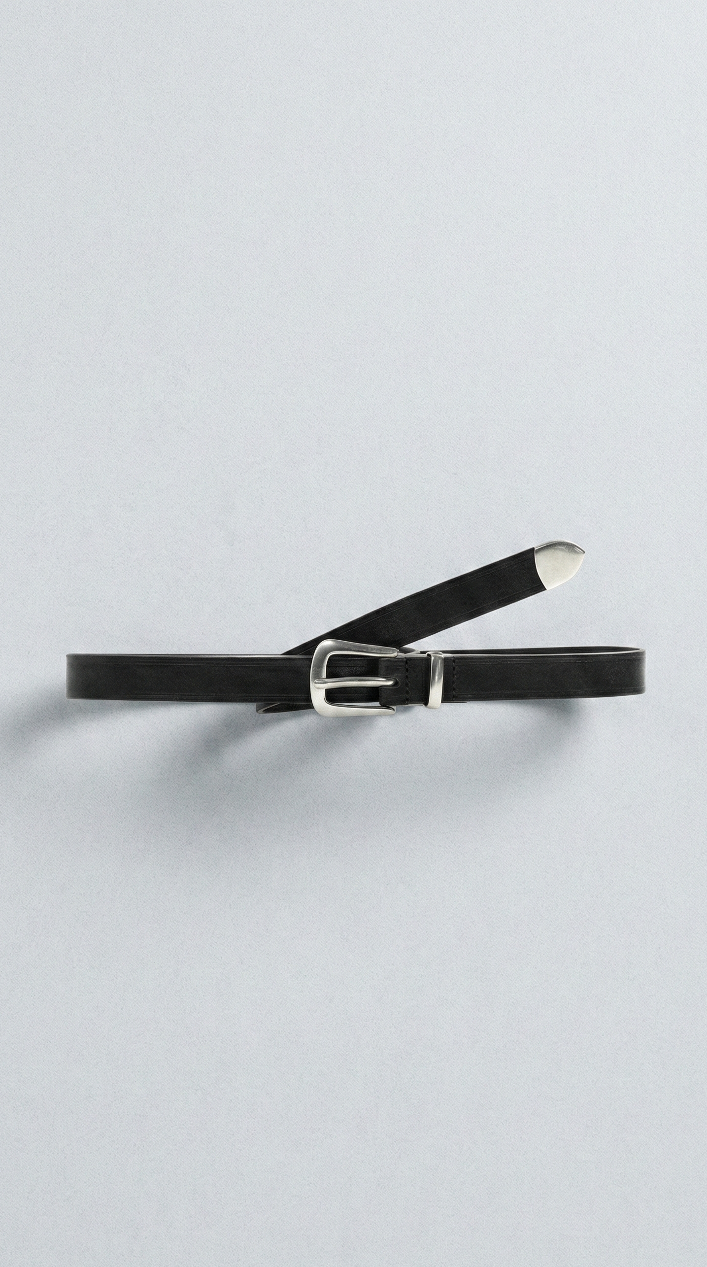 Ремінь тонкий BLACK