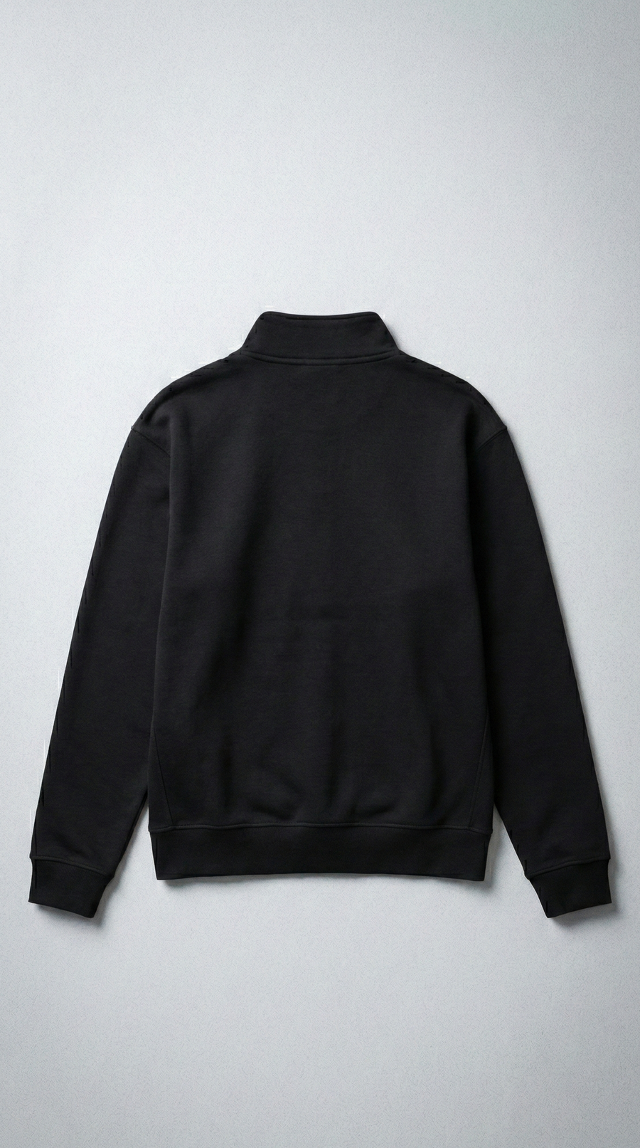 Світшот half-zip ‘REGULAR’, ЧОРНИЙ