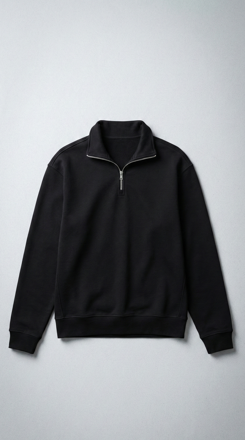Світшот Half-Zip BLACK
