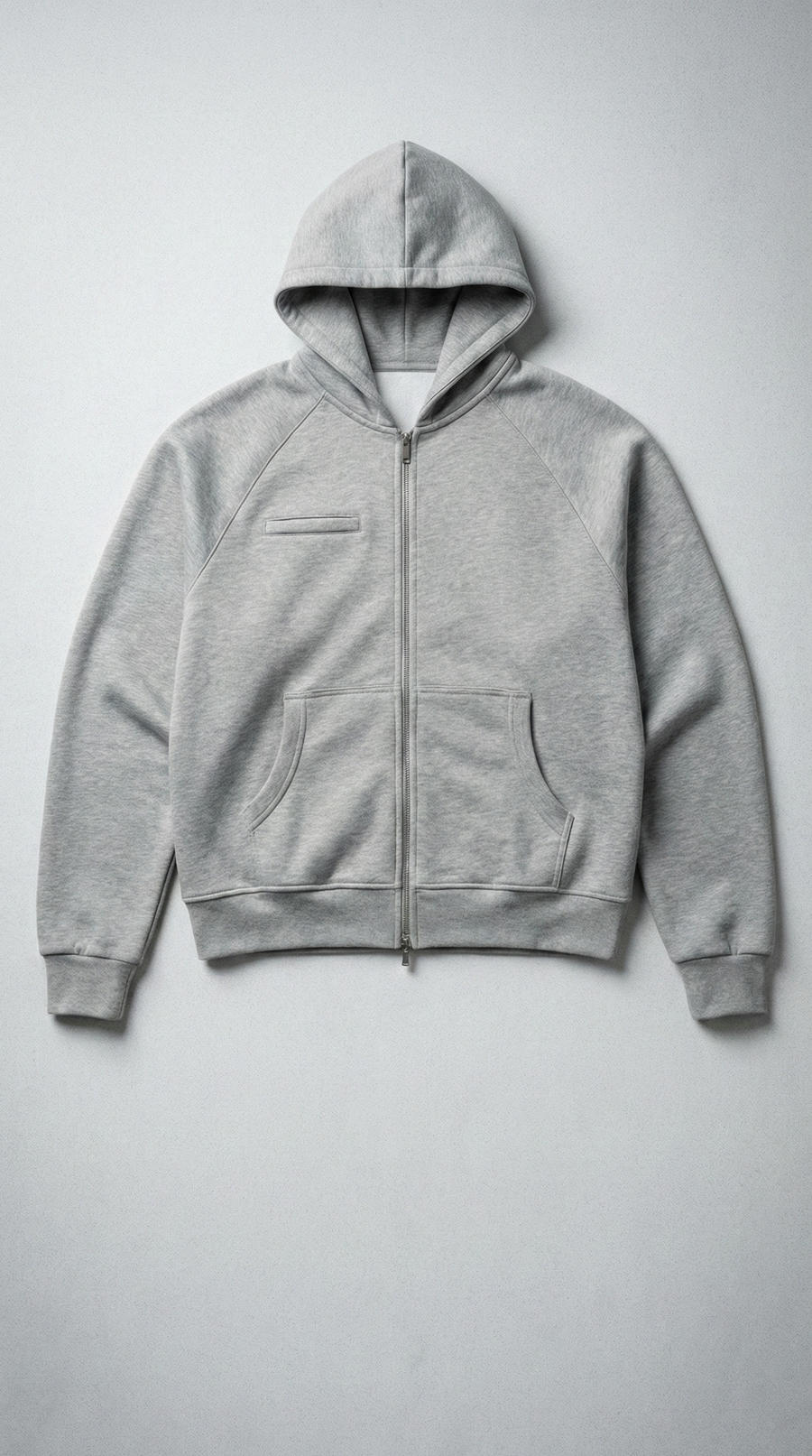 Зіп-худі ‘POCKET’ з карманом, СІРЕ