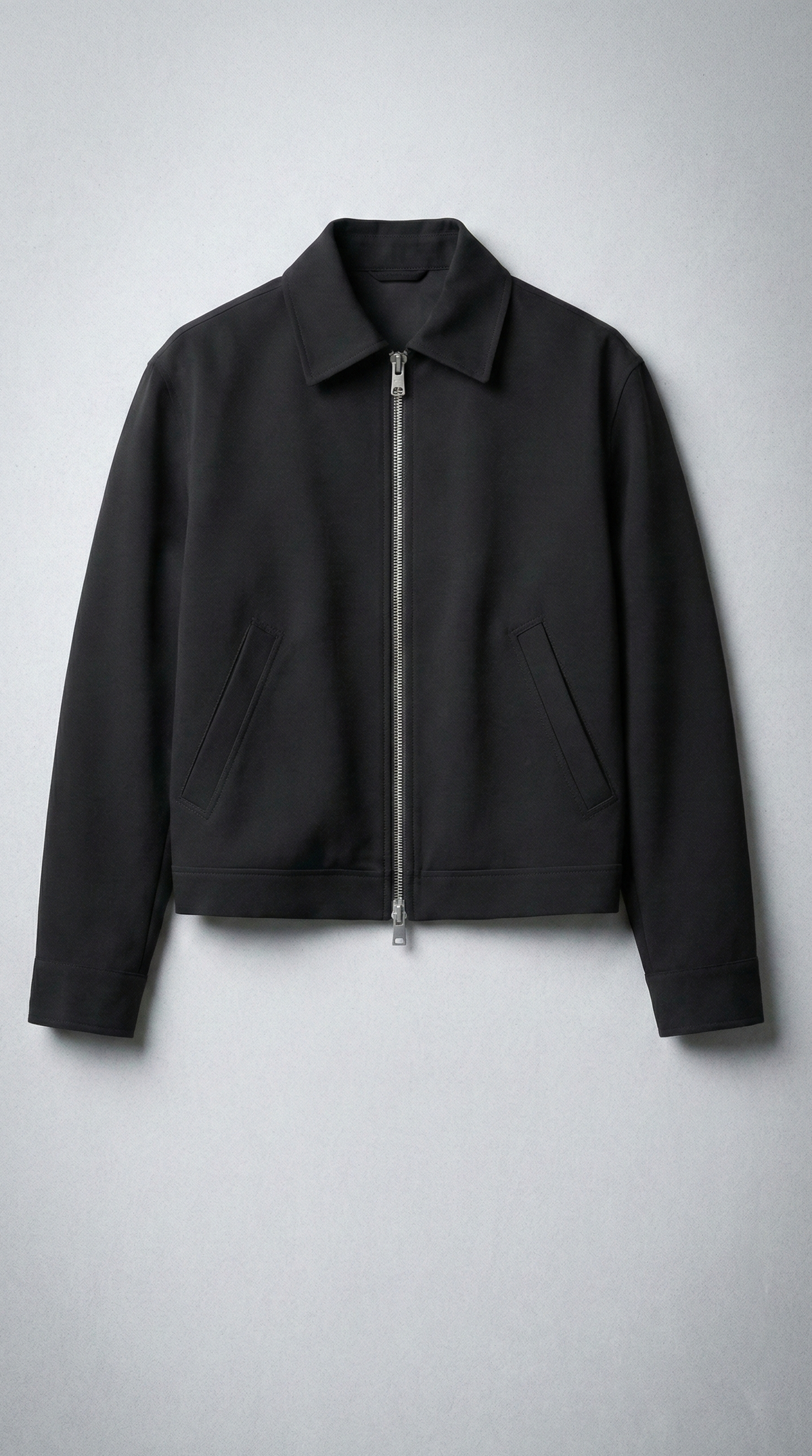 Куртка з комірцем класична BLACK