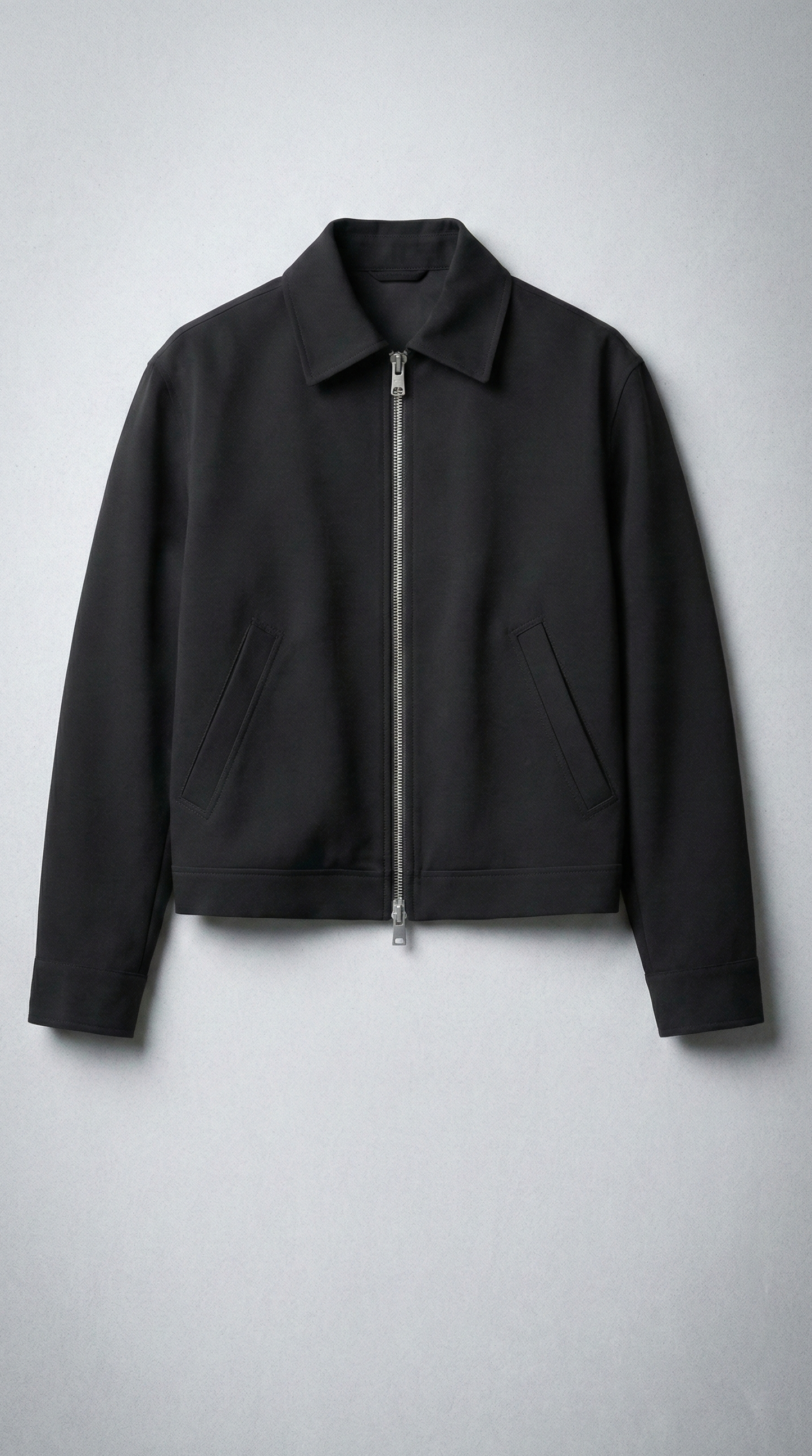 Куртка з комірцем класична BLACK