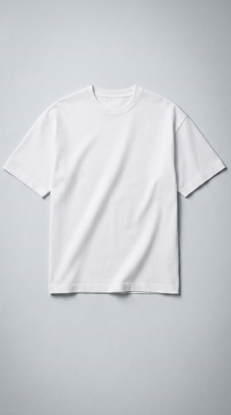 Футболка ‘RELAXED’ з гладкої тканини, БІЛА