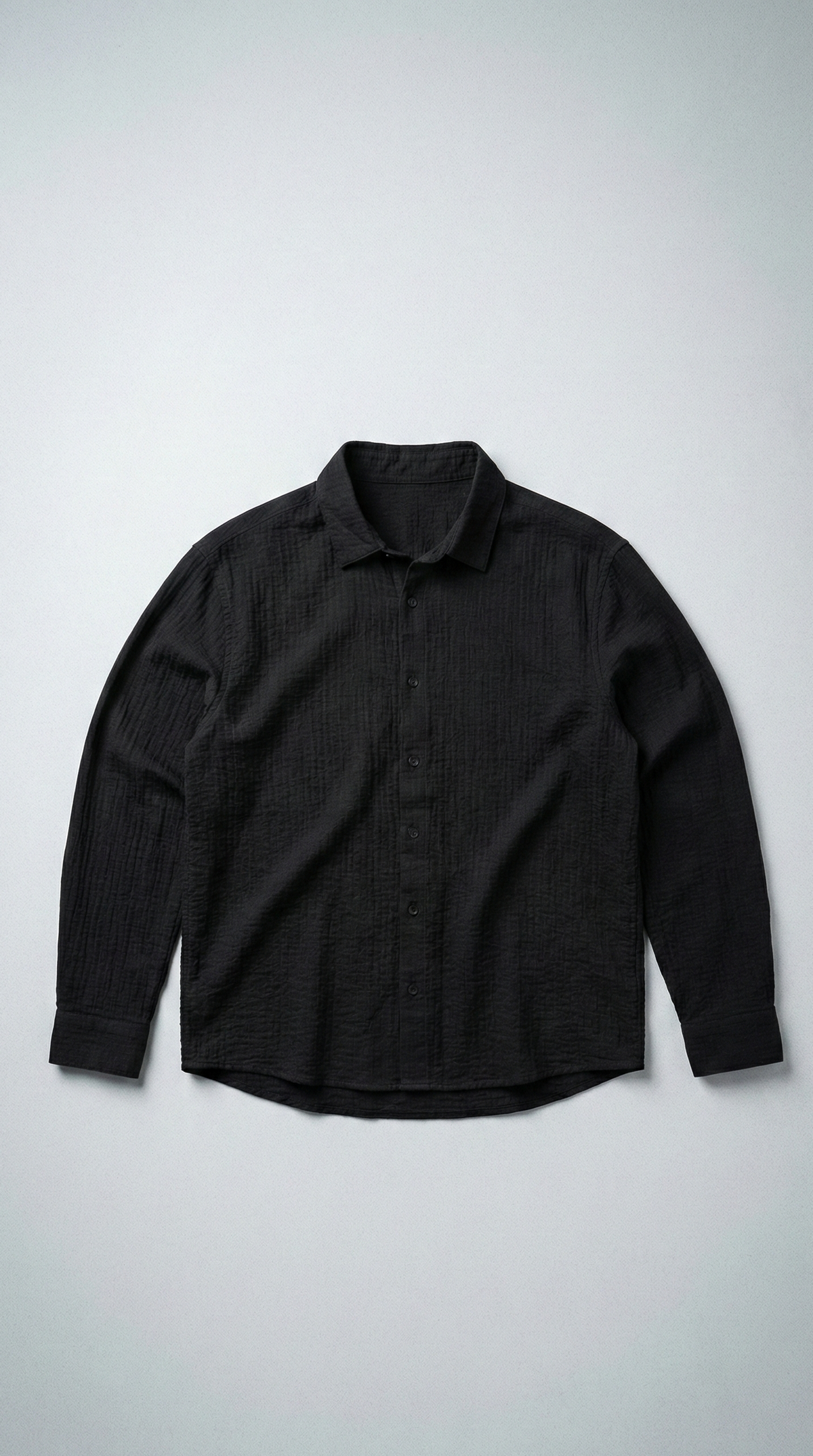 Сорочка оверсайз віскоза BLACK