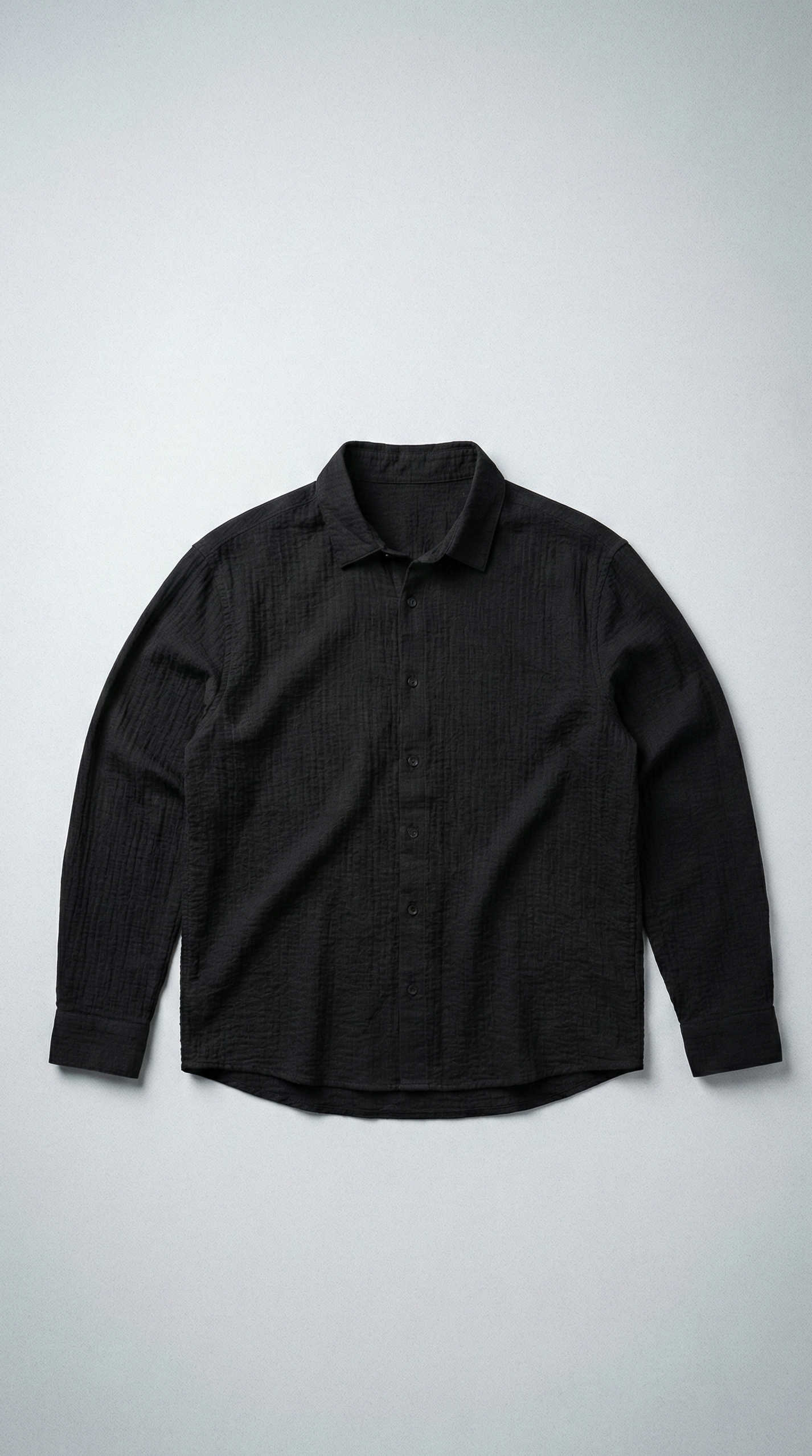 Сорочка оверсайз віскоза BLACK