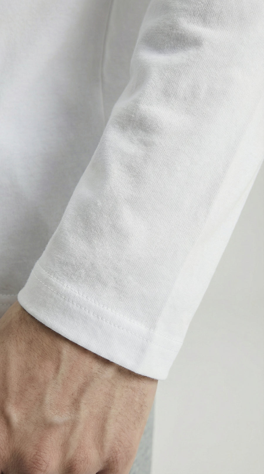 Лонгsleeve ‘SLIM’, БІЛИЙ