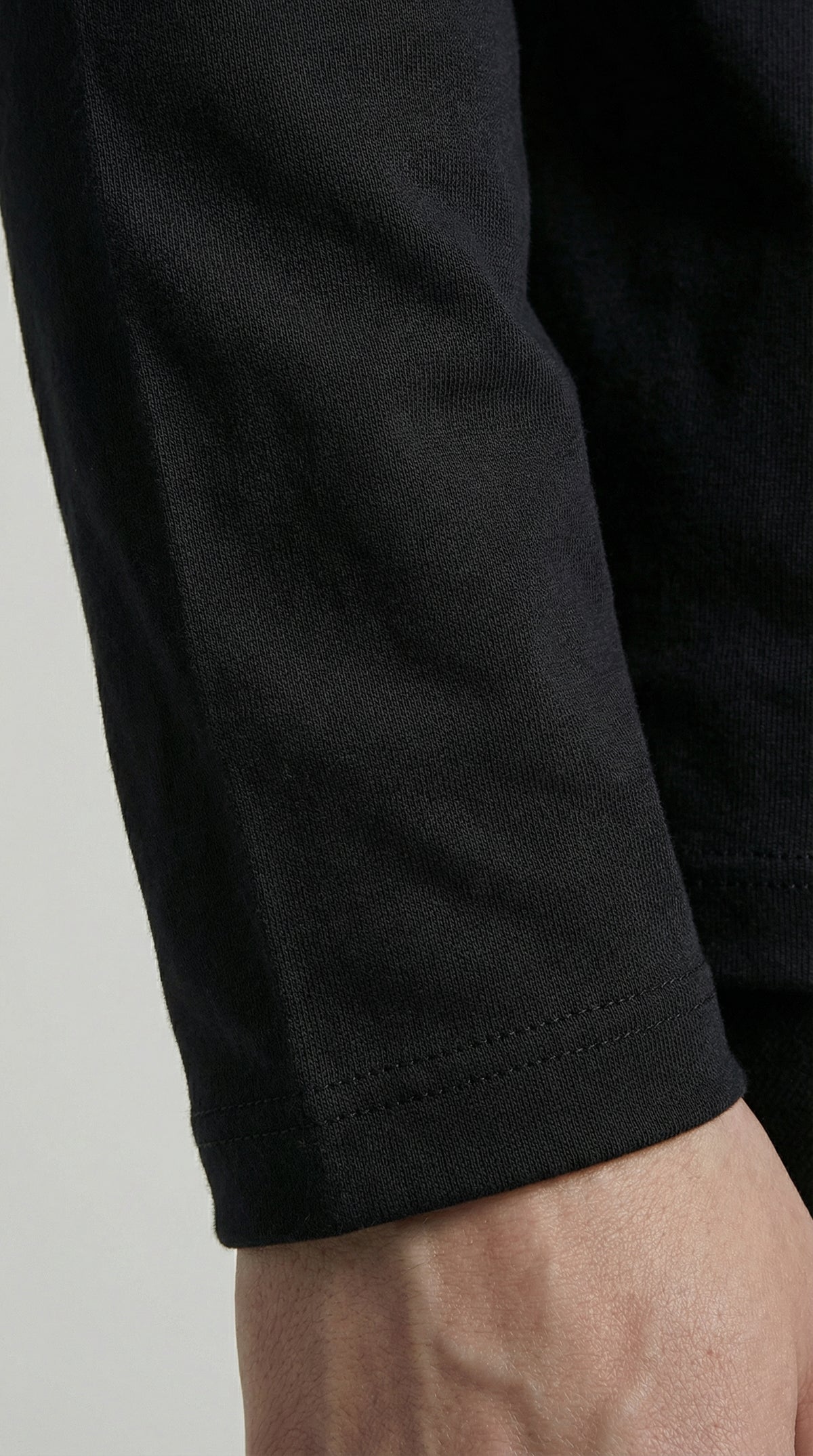 Лонгsleeve ‘SLIM’, ЧОРНИЙ