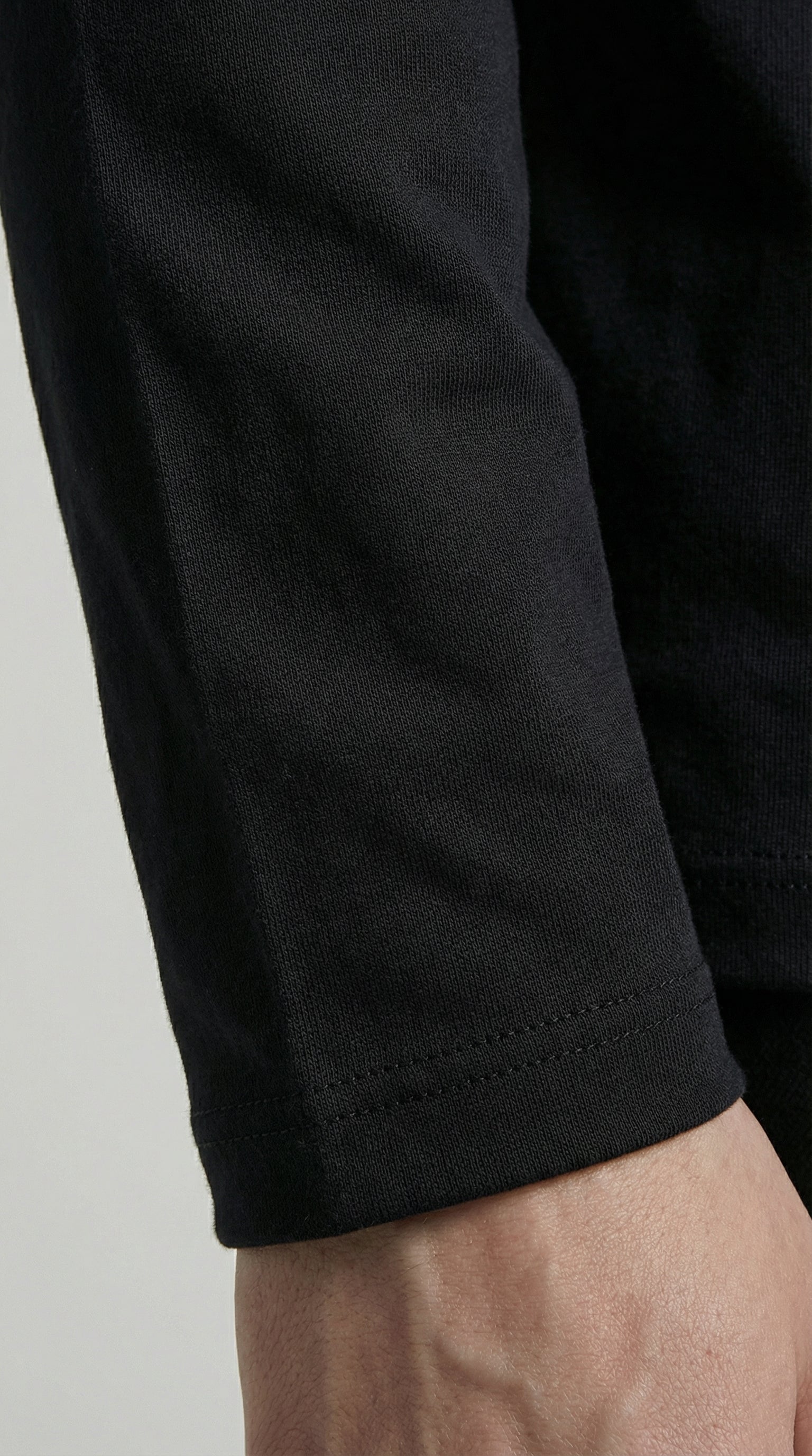 Лонгsleeve ‘SLIM’, ЧОРНИЙ